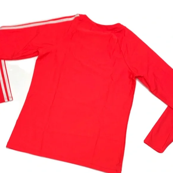 Adidas Long Sleeve Crew Neck Protective Swim Tee - Picture 6 of 8